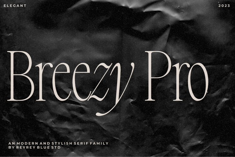 Breezy Pro Font
