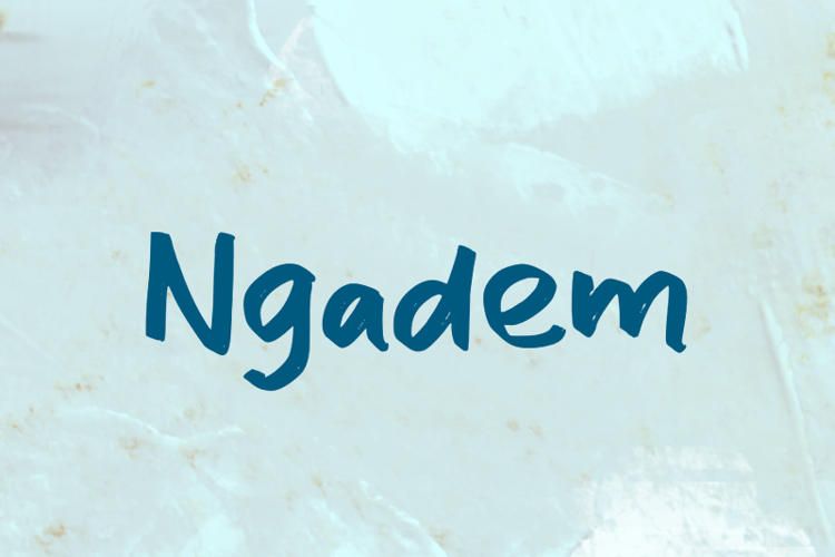 n Ngadem Font