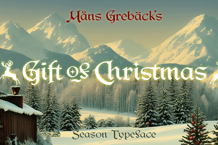 Gift Of Christmas Font