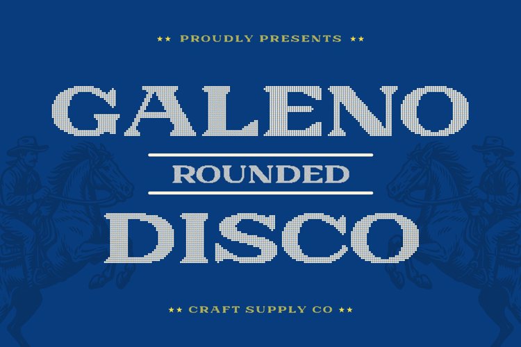 Preview of galeno Disco Font