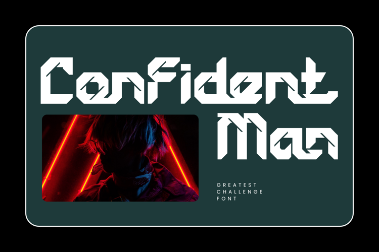 Preview of Greatest Challenge Font