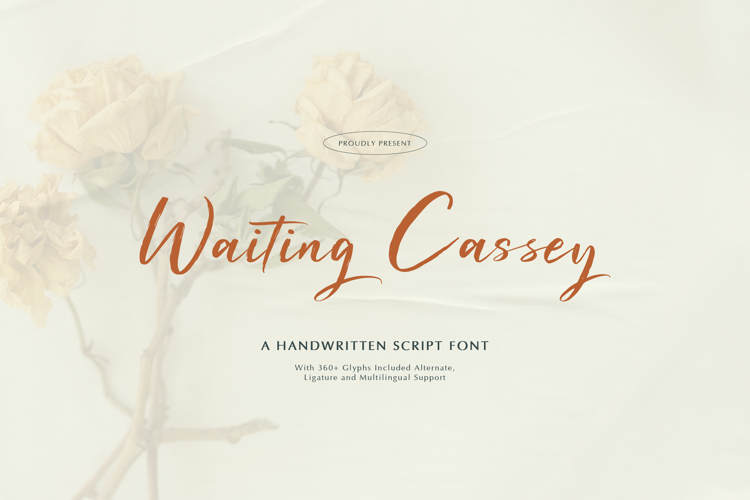 Preview of Waiting Cassey Font