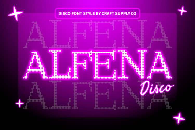 Alfena Disco Font