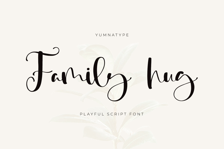 Family Hug Font