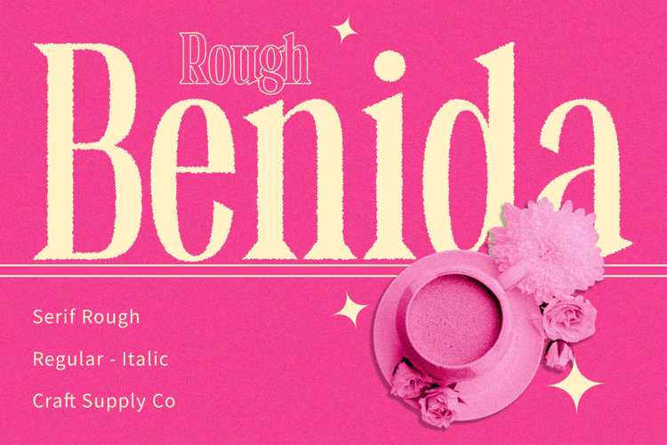 Benida Rough Font