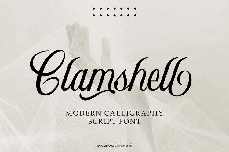 Preview of Clamshell Font