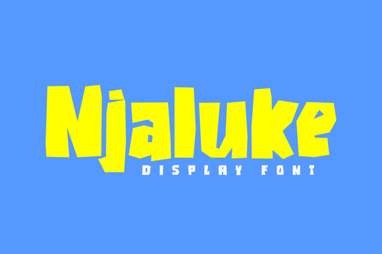 Preview of Njaluke Font