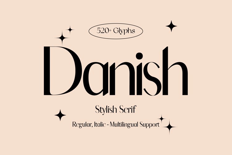 Preview of Danish Font