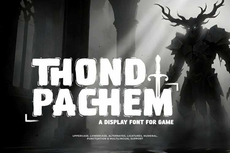 Preview of Thond Pachem Font