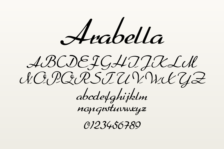 Preview of Arabella Font