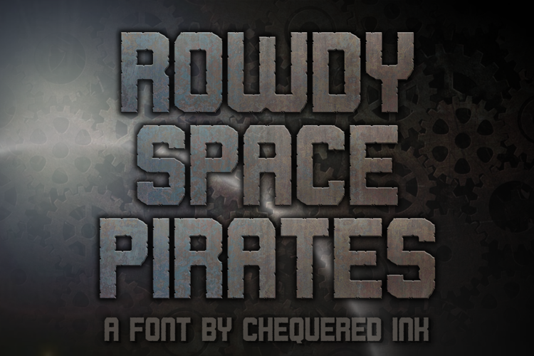 Rowdy Space Pirates Font
