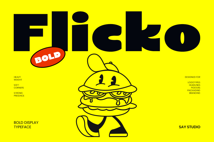 Preview of Flicko DEMO Font