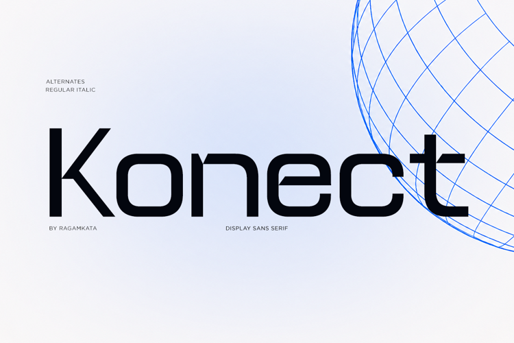 Preview of Konect Font