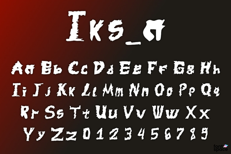 Preview of Iks _a Font