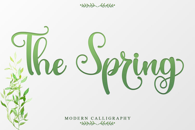 The Spring Font