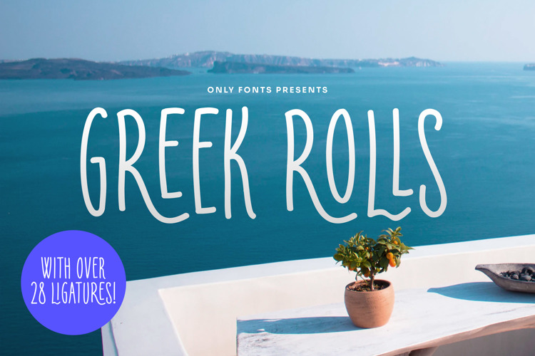 Greek Rolls Font