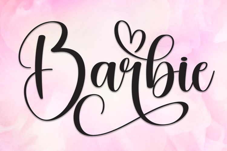 Preview of Barbie Font