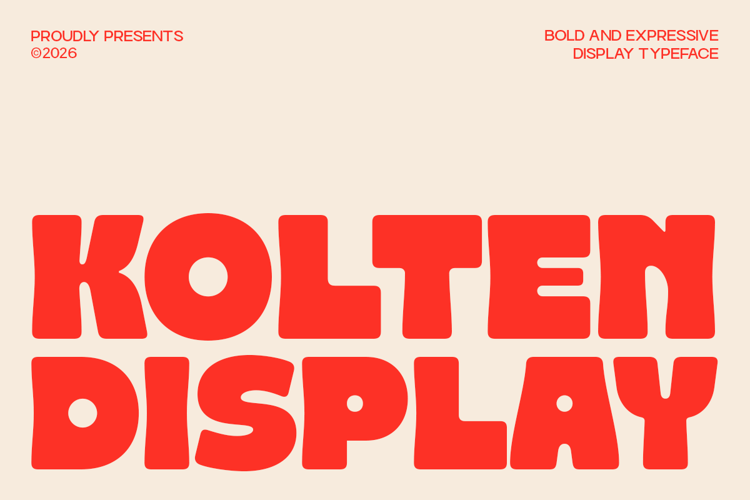 Preview of Kolten Font