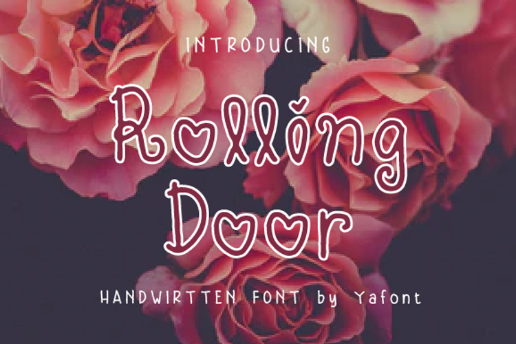 Rolling door Font