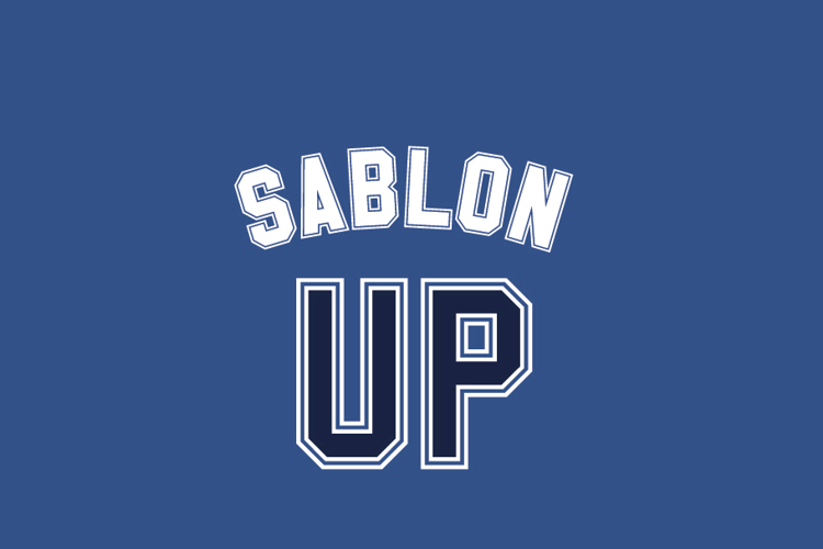 Sablon Up Font