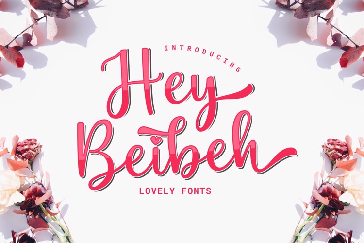 Hey Beibeh Font