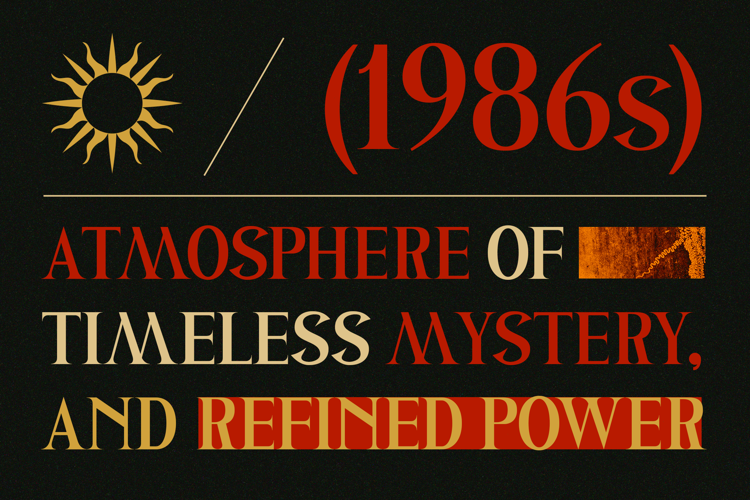 Preview of La Mort - Font