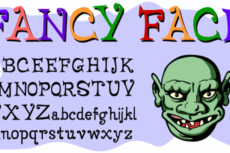Fancy Face Font