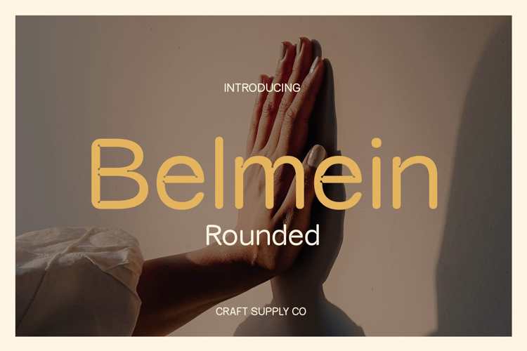 Belmein Rounded Font