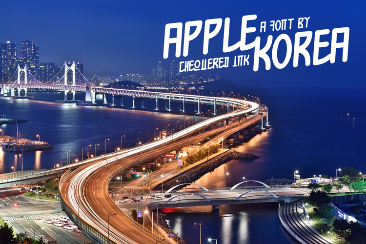 Apple Korea Font