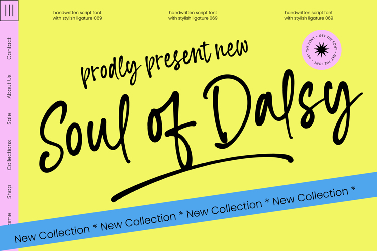 Preview of Soul Dalsy Font