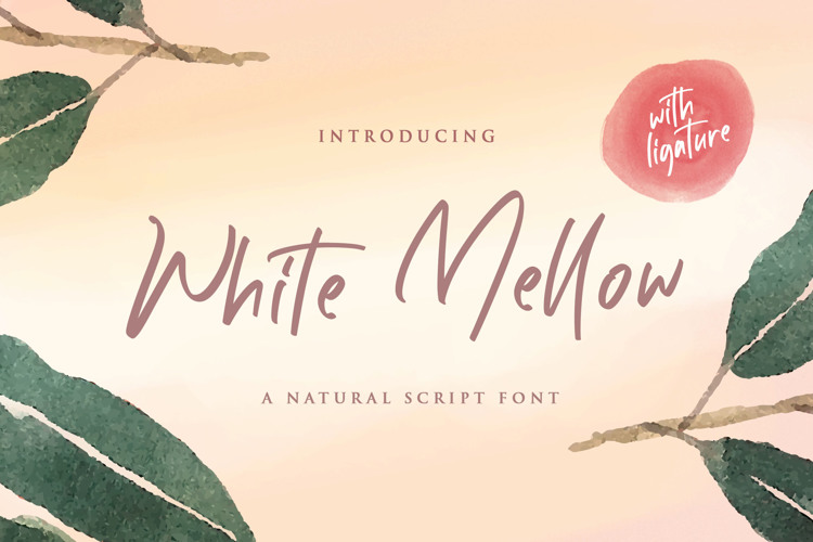 White Mellow Font