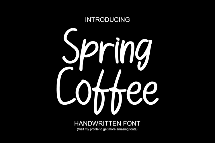 Spring Coffee Font