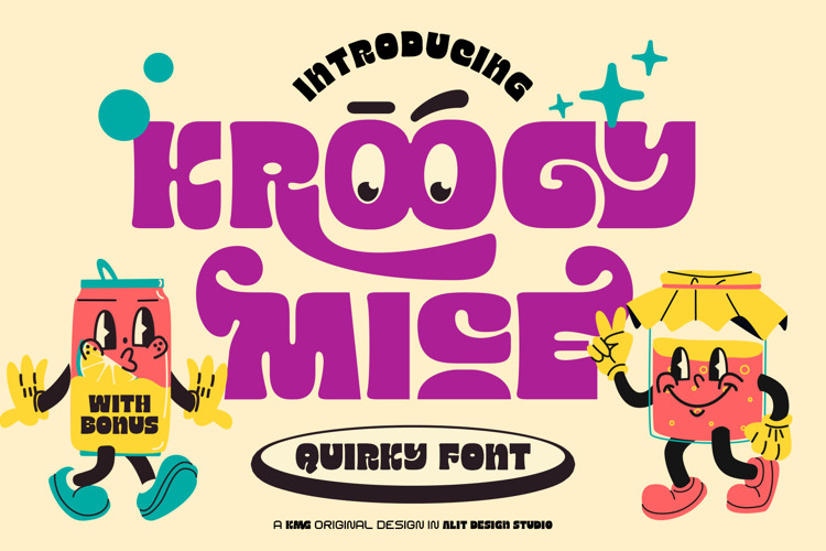 Preview of Kroogy Mice Font