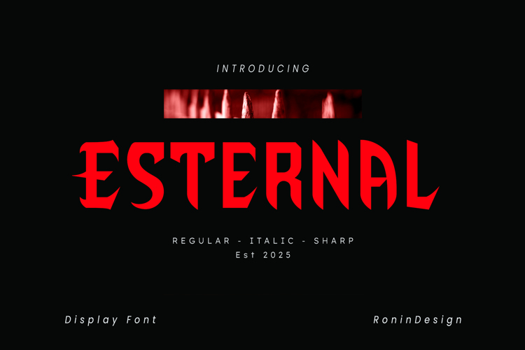 Preview of Esternal Font