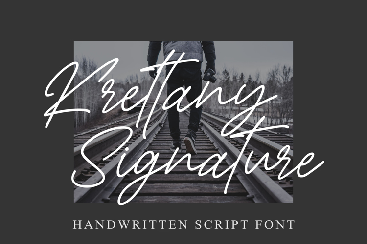 Krettany Signature Font