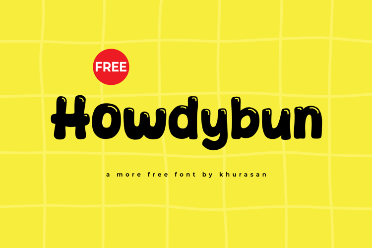 Preview of Howdybun Font