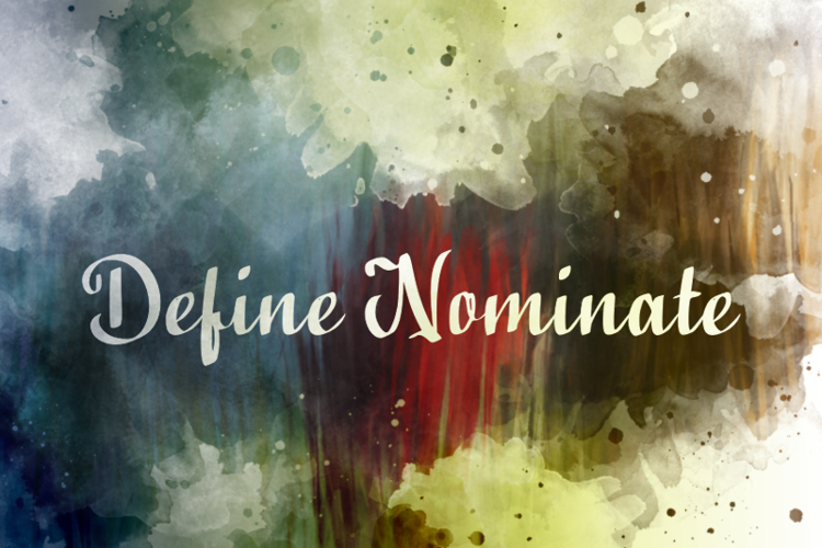 d Define Nominate Font