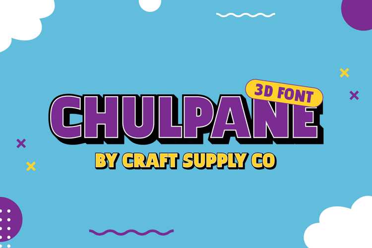 Preview of Chulpane 3D Font