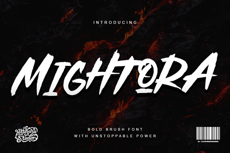 Preview of Mightora Font