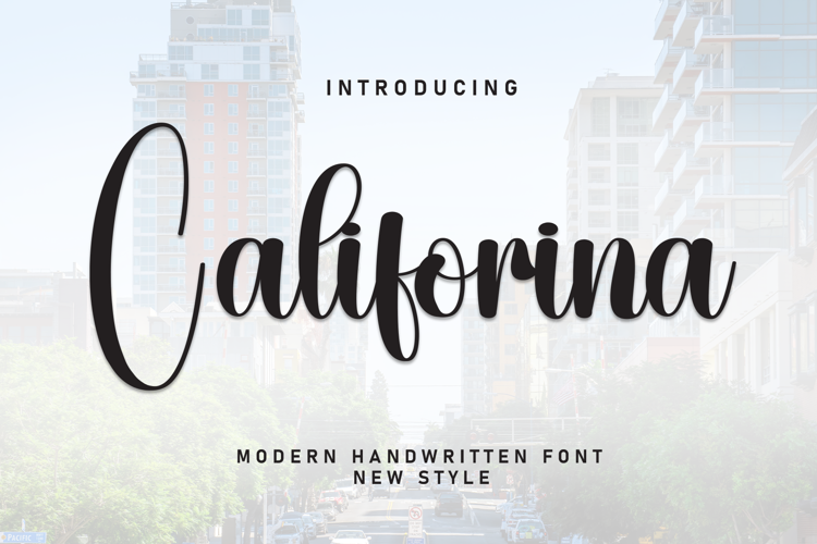 Preview of California Font