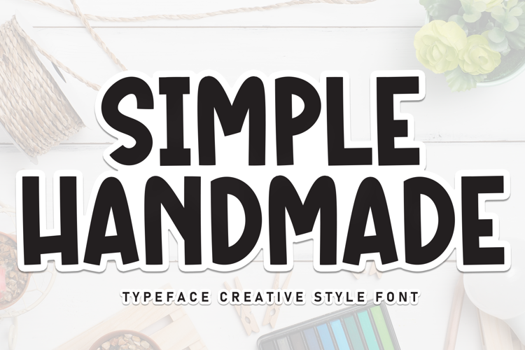 Preview of Simple Handmade Font
