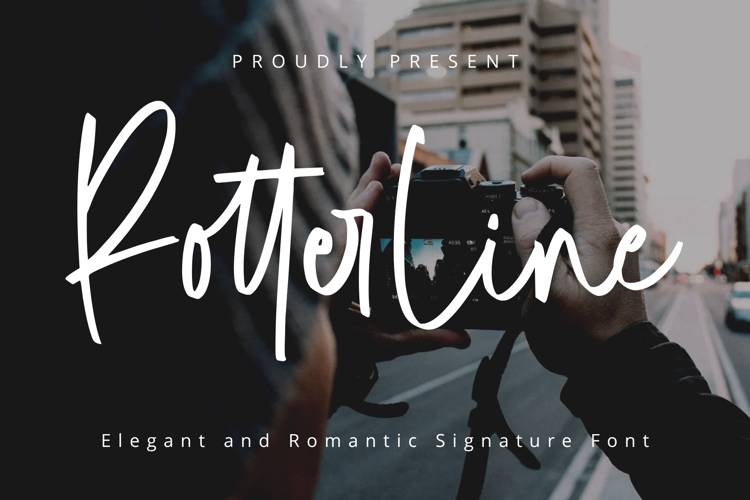Preview of Rotterline Font