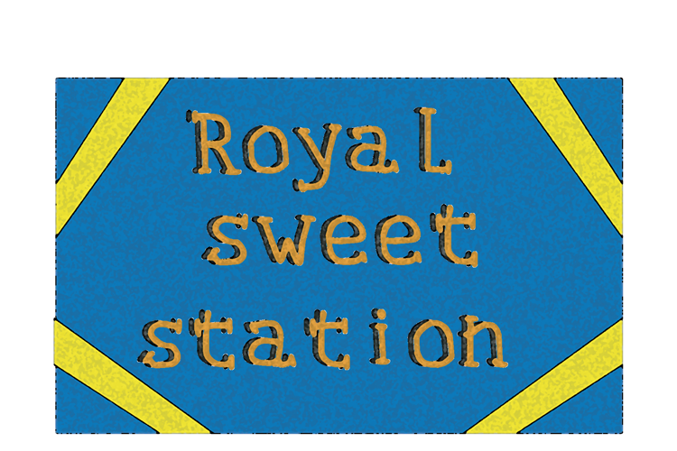 Royal sweet station Font