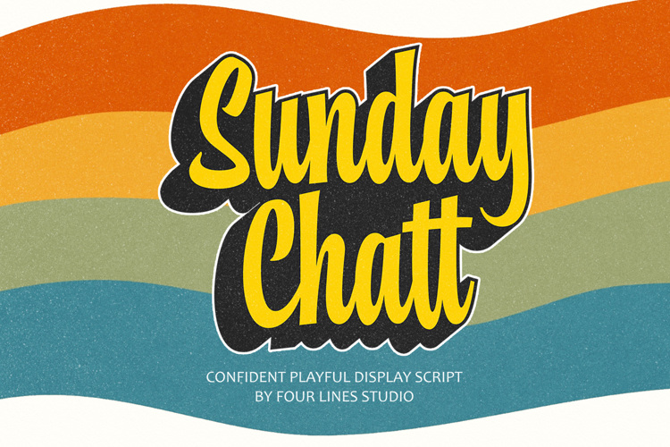 Preview of Sunday Chatt Font