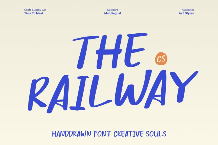 Preview of CS Railway Font
