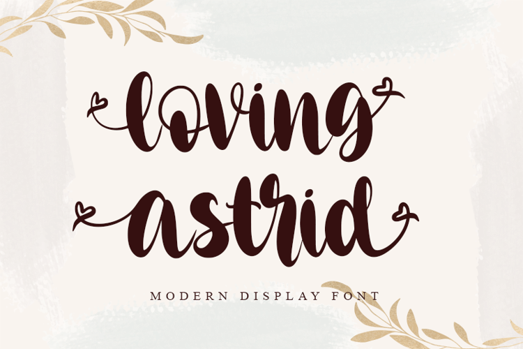 loving astrid - Font