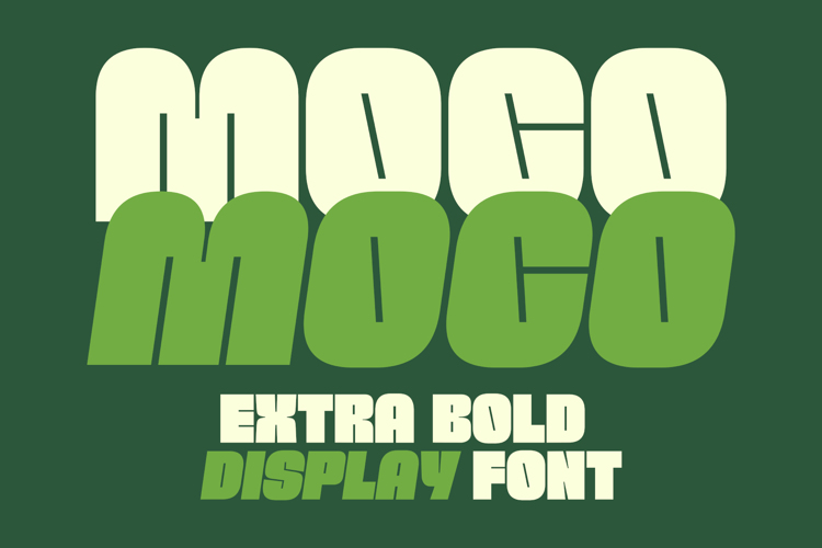 Preview of Moco Font