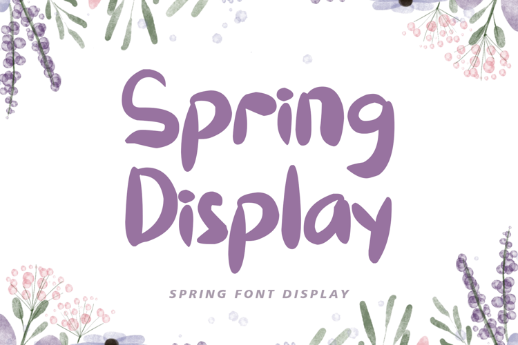 Spring Display Font