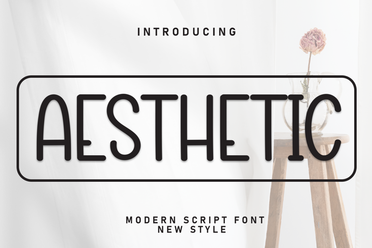 Preview of Aesthetic Font