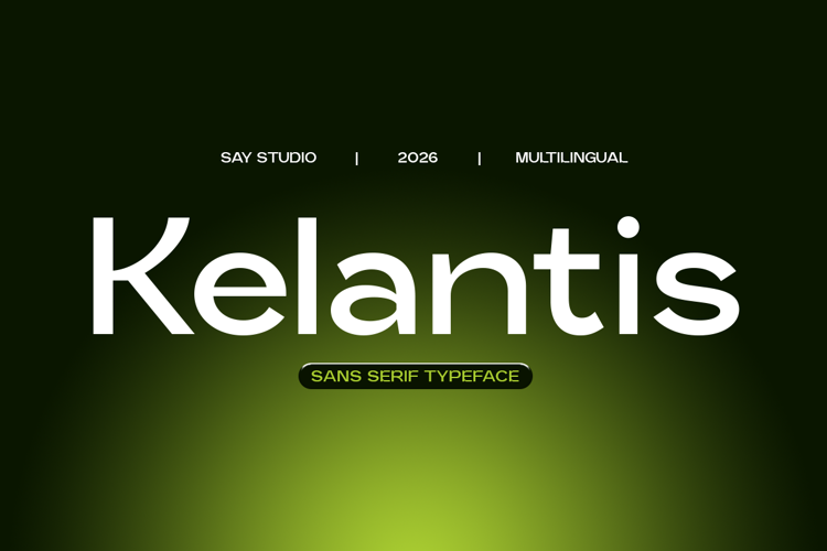 Preview of Kelantis DEMO Font